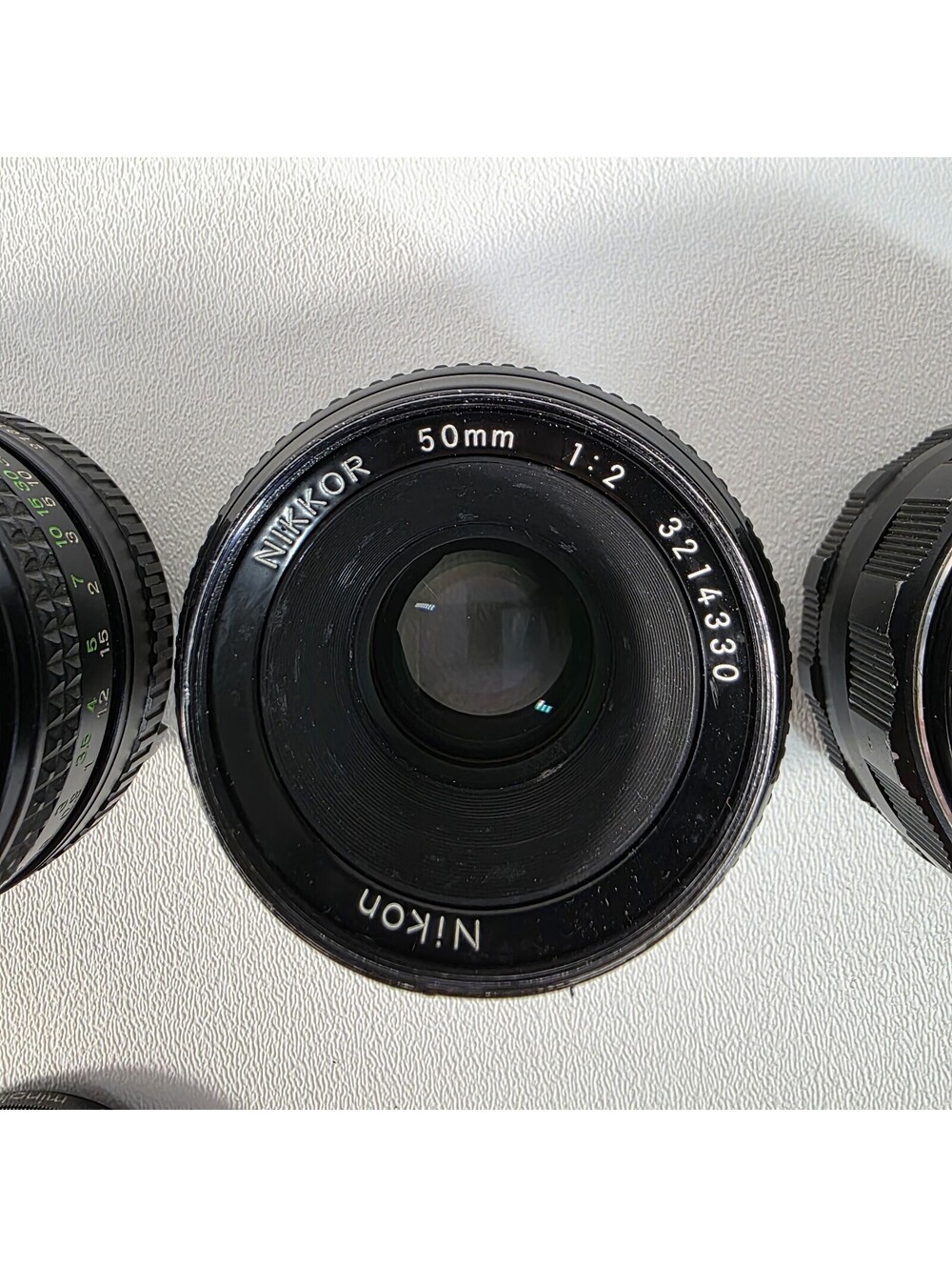 4x Vintage Lens Lot AS-IS Fungus - Nikkor 50mm f/1.8 1/2 Minolta 50/1.7 Takumar - Picture 4 of 9